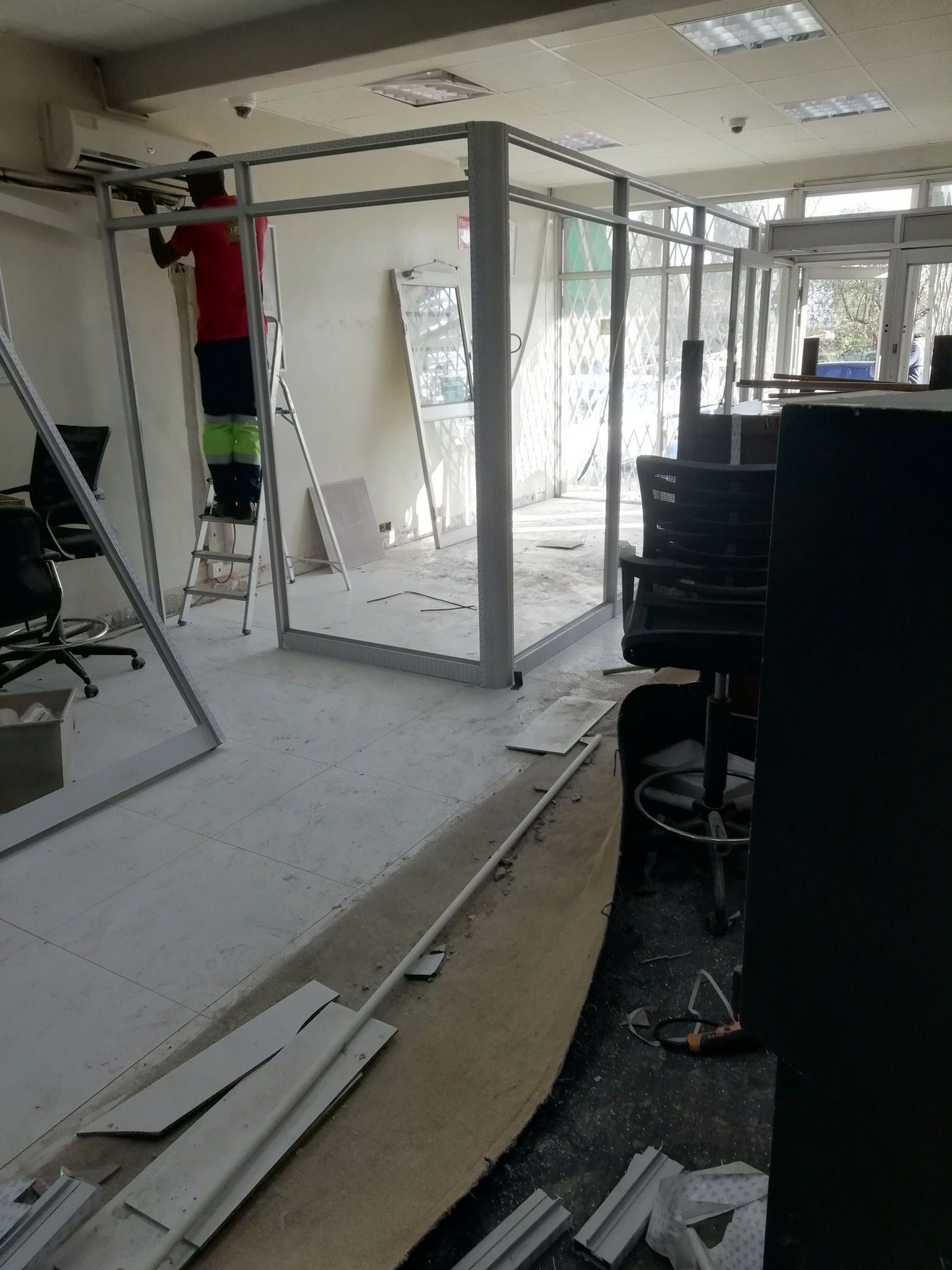 Office Partition Install